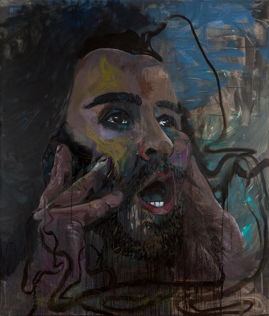 Oil on Linen Canvas <p>2012</p>
 Self Portrait 2 230x205 cm